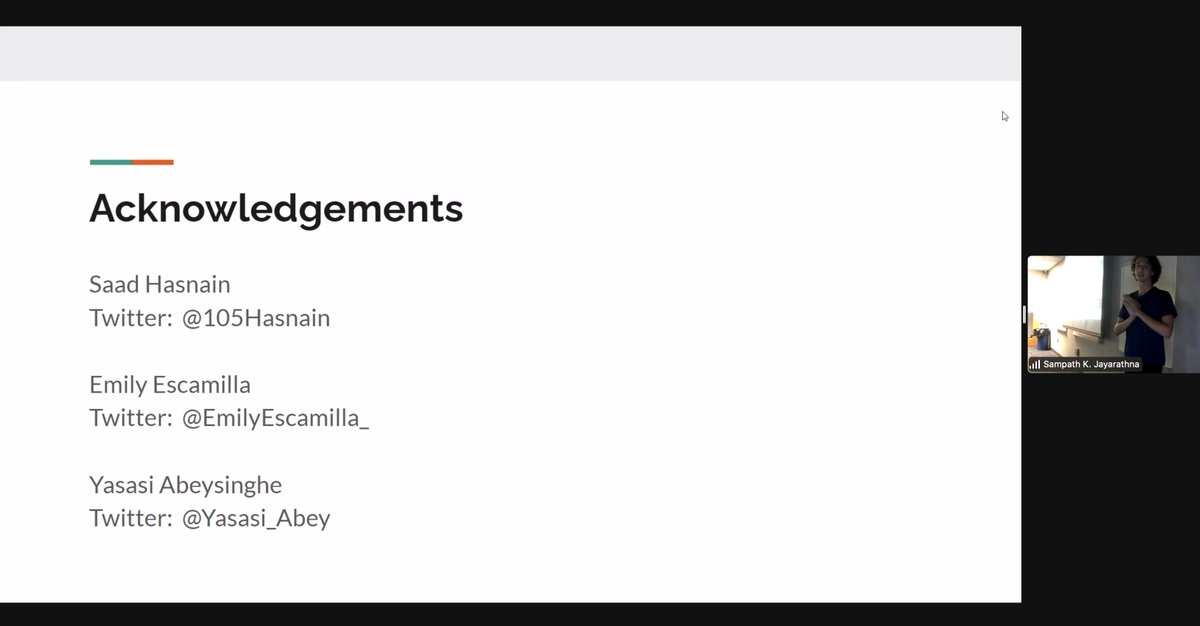 The project attempts to replicate the results of scientific claim verification models and create a generalized dataset for testing them. We have <a href="/105Hasnain/">Saad Hasnain Khan</a>, <a href="/EmilyEscamilla_/">Emily Escamilla</a> , and <a href="/Yasasi_Abey/">Yasasi</a> collaborating in the study. #disinformation