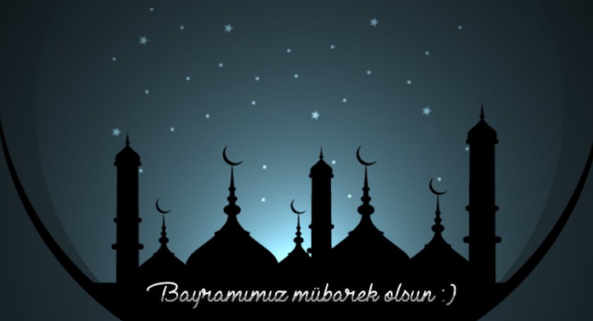 Allah sevdiklerinizle beraber guzel bir Bayram gecirmenizi nasip etsin. Herkese hayırlı Bayramlar.🖐