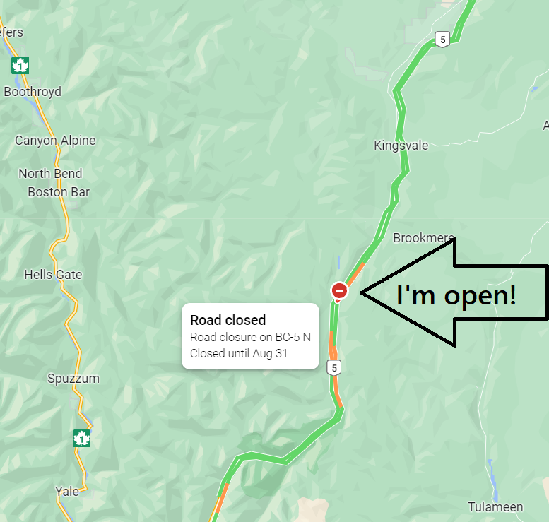 DriveBC tweet media