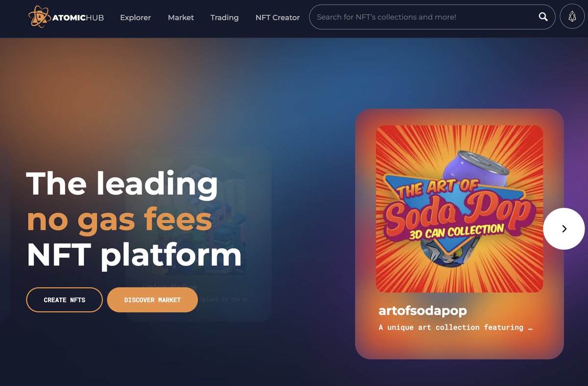 ArtOfSodaPop's tweet photo. High five, #cancollectors! Art of Soda Pop is in the @AtomicHub frontpage! Soooo cool!
#nft #nftcollectible #cryptoart #collectibles #eos #sodacan #nftdrop #EOSNFT https://t.co/0FwHDCByxh