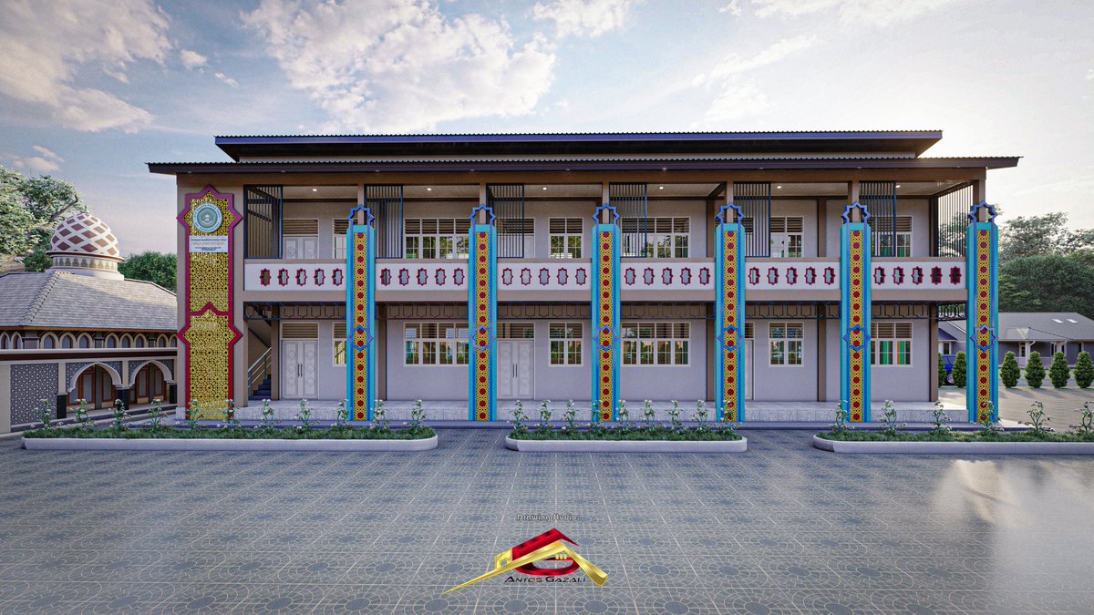 MtsPekan's tweet photo. Assalamu'alaikum, Wr. Wb.
Mohon bantuan do'a kita semua, semoga Allah beri kemudahan dan kelancaran dalam pembangunan RKB lantai 2 MTs Pekan Tebih, yg di rancang langsung oleh putra asli Pekan Tebih Kepenuhan Hulu. 

Design Created by Antos Gazali  putra asli Pekan Tebih https://t.co/NevlcnhUqe