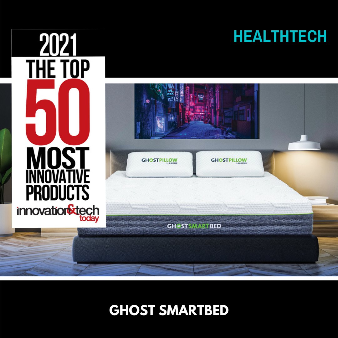 InnoTechToday's tweet image. #InnoTechToday&apos;s Buyer’s Guide: The Top 50 Most Innovative Products | #HealthTech | Ghost SmartBed @@theghostbed 

Read the full article👇
bit.ly/3vQjded

#top #products #giftguide #gift #innovation #outdoor #health #tech #gaming #entertainment #videogame #connect #life
