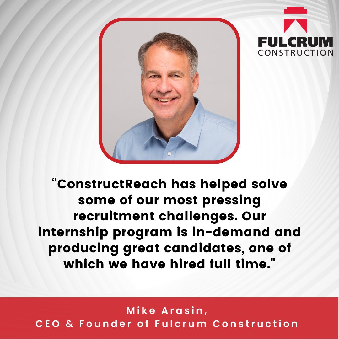 When you’re searching for job candidates, having committed, skilled applicants can ease the process. Find out how #ConstructReach provides you the resources to keep your pipeline full of high-quality applicants: bit.ly/3MIAKe1 #ConstructionIndustry #HiringProcess