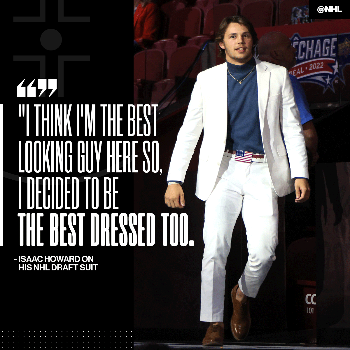 Introducing... THE ICEMAN 🥶 #NHLDraft