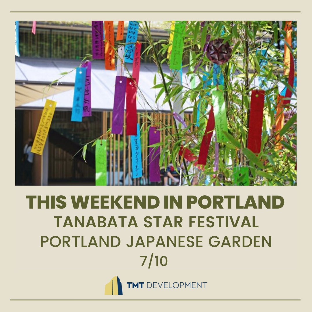 Tanabata originated in Japan and features a colorful display of tanzaku, or wish strips, hanging from bamboo. This tradition will be celebrated this weekend at Portland's Japanese Gardens! It is a perfect chance for all to celebrate and share wishes for the coming season.