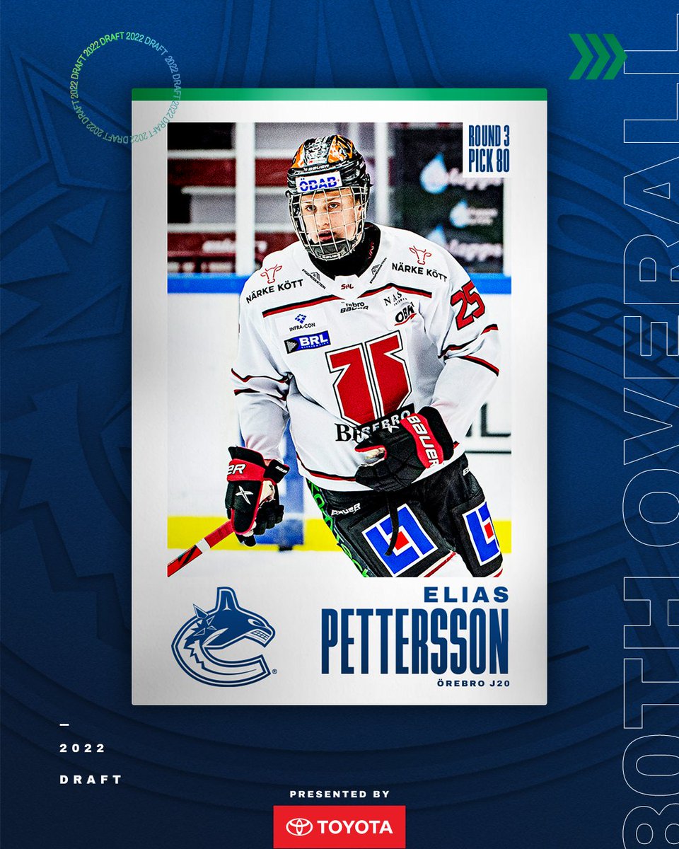 Canucks's tweet photo. Welcome to Vancouver, Elias Pettersson!

@ToyotaPacific | #Canucks https://t.co/KTyerIP9tU