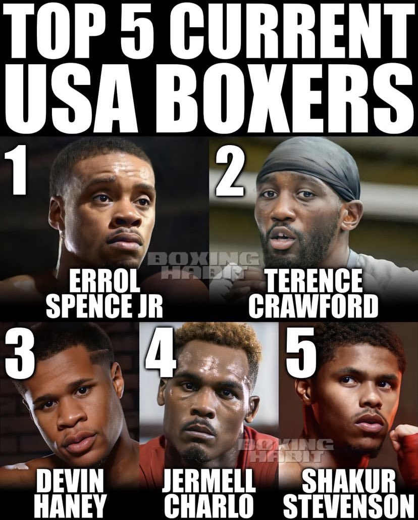SibbieBoxing's tweet photo. Is this list accurate? If not who would you take out and replace them with ? https://t.co/prIAL1pDyi