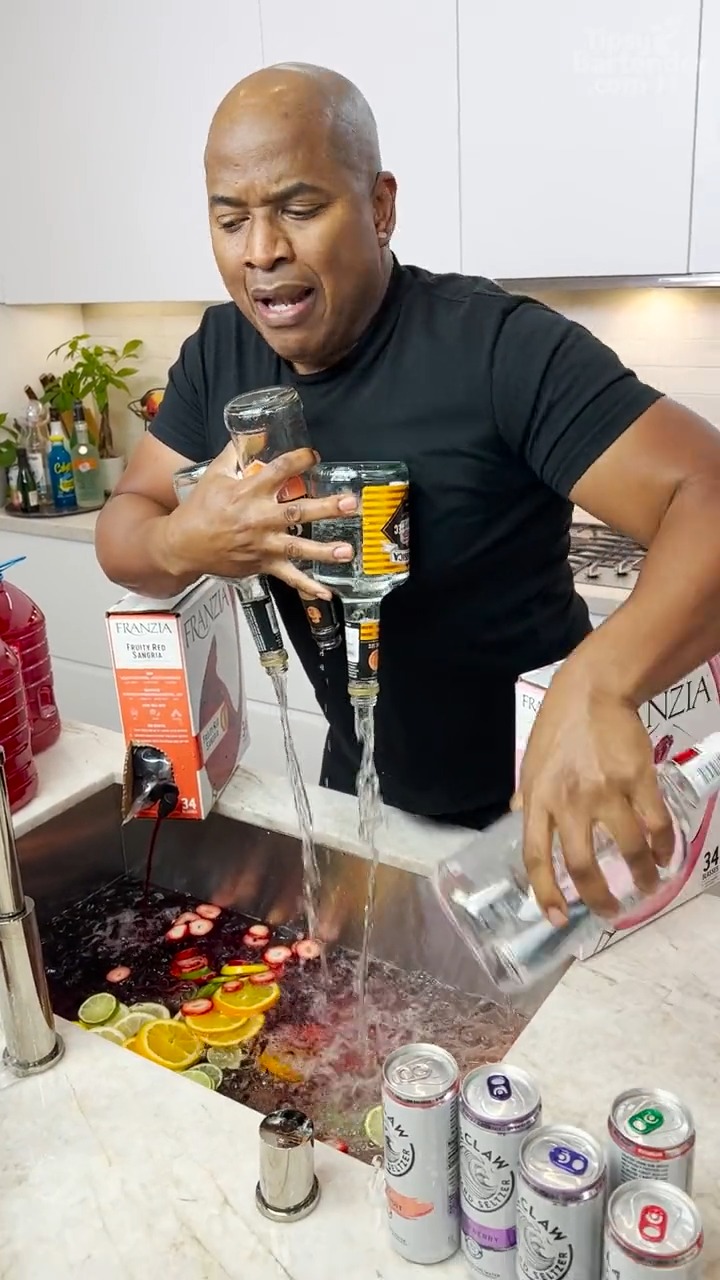 Tipsy Bartender on Twitter: "The Kitchen Sink Jungle Juice! Let's do ...