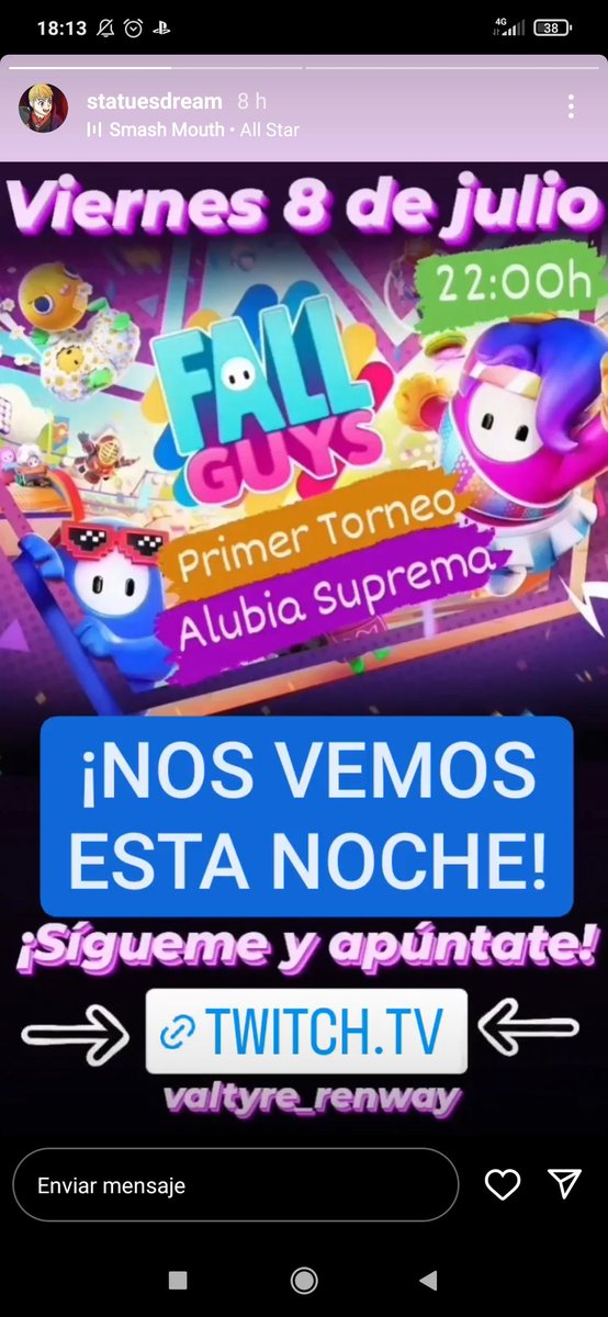 FrancisFonFabre's tweet photo. Esta noche tenemos un torneo de #FallGuys en el canal de #Twich de @Vii_oz a las 22:00, todavía quedan plazas libres por si alguien quisiera participar, vamos a darle caña a las pequeñas alubias! https://t.co/aBtnIQgkVr