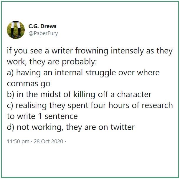 byMorganWright's tweet image. This👀😂😂!!!

#writerslife #amwriting