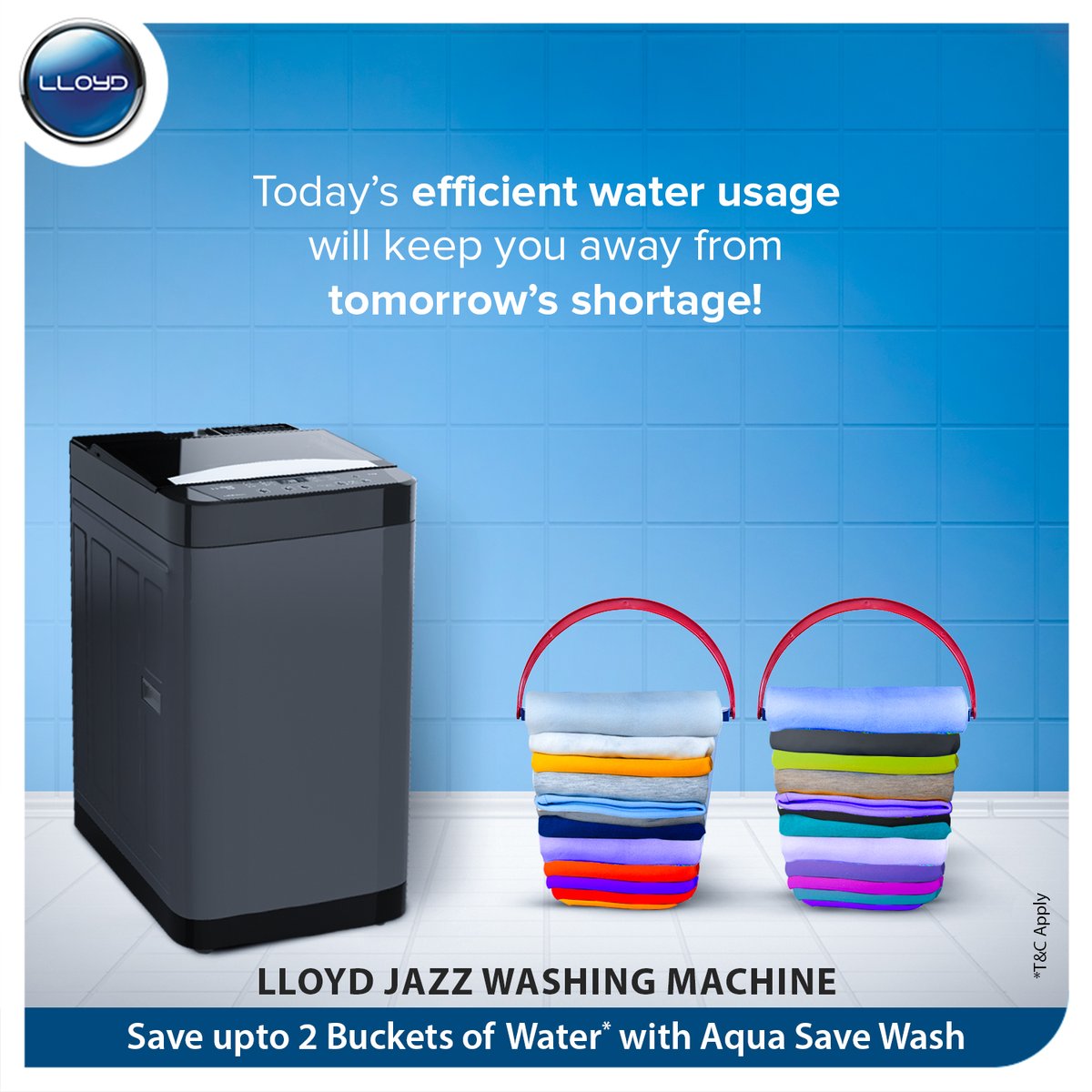 MyLloydIndia's tweet image. Are you interested in doing your part for the environment? If yes, then bring home the Lloyd Jazz Washing Machine. It comes with the Aqua Save Wash feature that saves up to 50L of water during the rinsing process. #Lloyd #LloydWashingMachine

Buy now: bit.ly/3NgtkOj