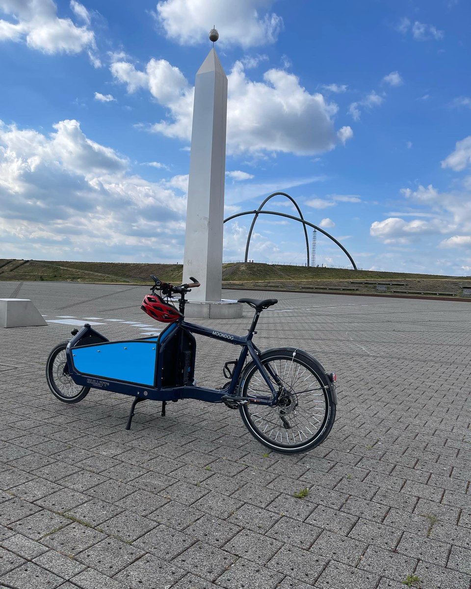 Ich bin schock-verliebt! Deshalb habe ich mein neues #bullitt heute mal auf die Halde ausgeführt. #lastenradliebe #kirchendudeontour