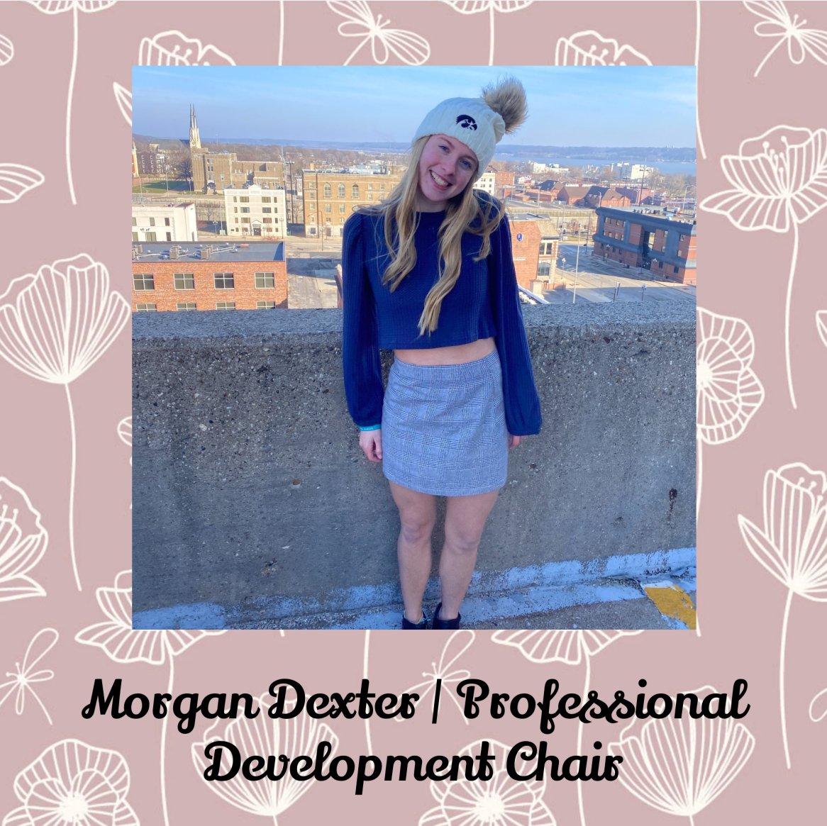 swe_uiowa's tweet photo. Next up is our Professional Development Chair! https://t.co/4kJkjsxtHz