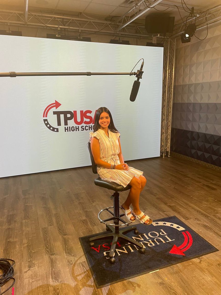CoccaNick's tweet photo. Yesterday we hosted some of our top high school @TPUSA activists to record a very special announcement.  We’ll get to hear about it at #SAS2022 Stay tuned! #ChaptersChangetheWorld https://t.co/VIa1fHtF9G