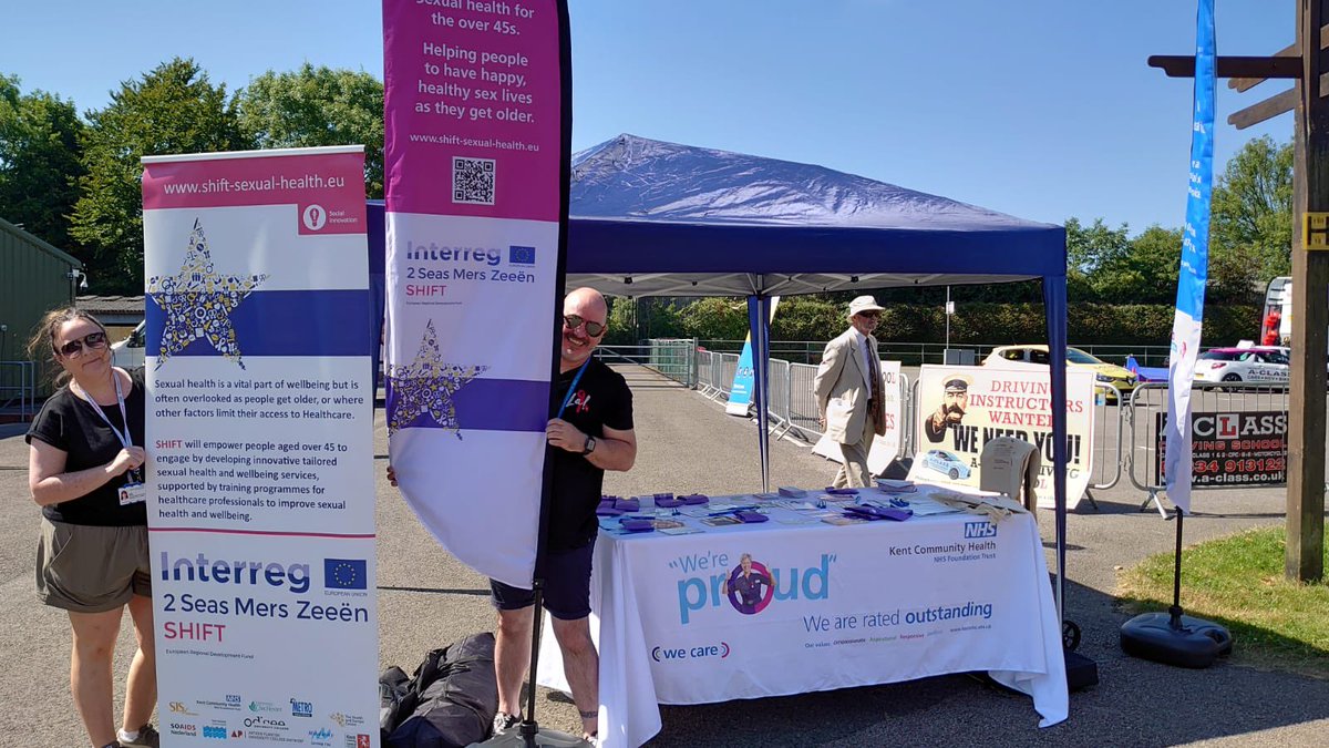 SteGrice1's tweet photo. Lovely day bringing #sexualhealthforall and #2SeasShift to Kent County Show @2SeasSHIFT @NHSKentCHFT @KCHFTsexhealth #seriouslyhot https://t.co/fhYsas1R4K