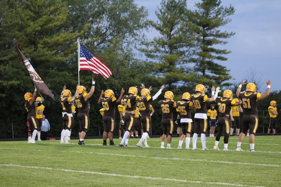 HDJacobsFBall's tweet photo. ✋✌️
7 more Fridays till Friday Night Lights kicks off the 2022 season 🦅🏈
3 weeks left of camp! @Wr86Zimm @HDJ_Athletics https://t.co/den5oWJejg