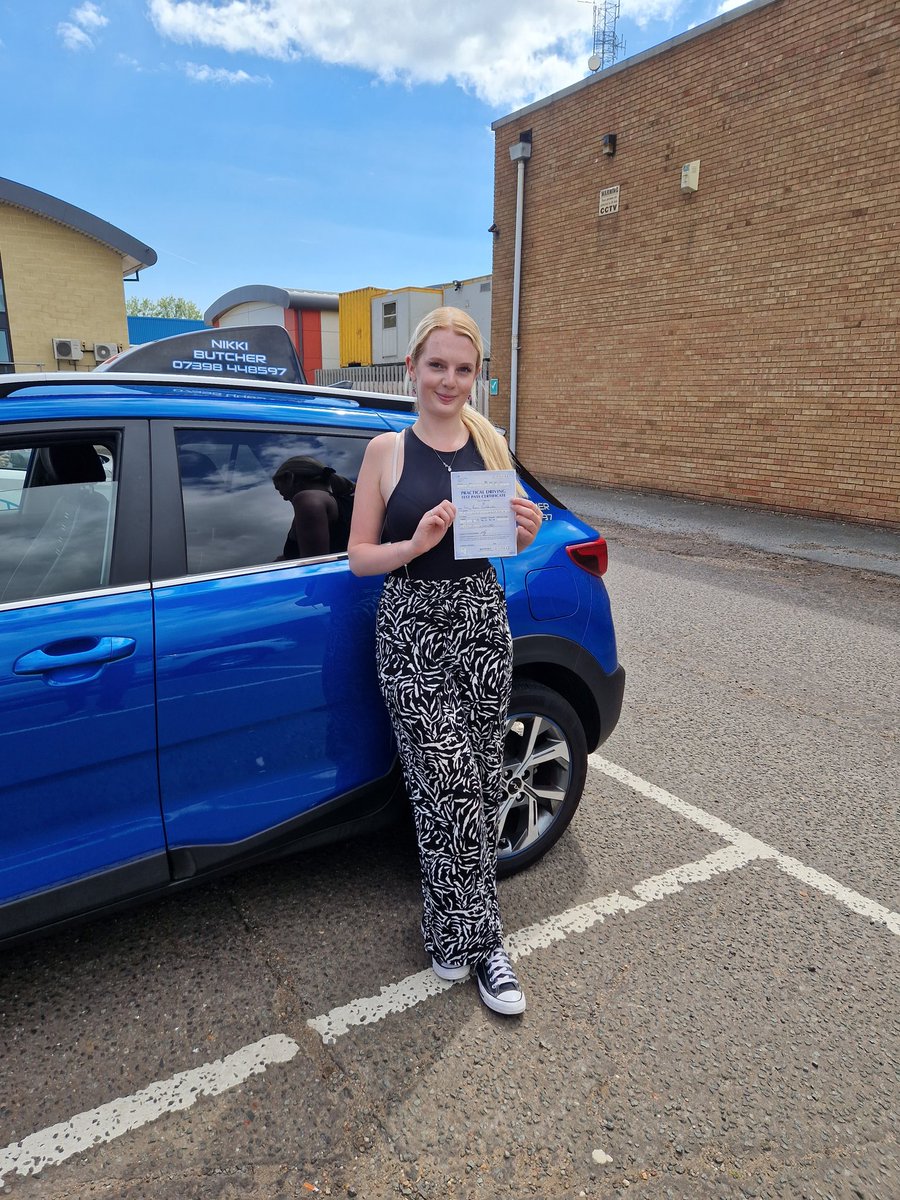 MsB_isblonde's tweet photo. It's Frrriiyaaaaay! FIRST TIME TEST PASS for the lovely smiley Amy today 
#NxtGenDrivingAcademy #Automatic #Manual #Drivinglessons  #FemaleInstructor #NikkisSquad #SquadGoals  #Lowestoft #Thisgirlcan #Thisgirldid #SidTheStonic #ClaudetheCorsa #Followthecar  #LoveMyJob https://t.co/HzCtf8cZHy