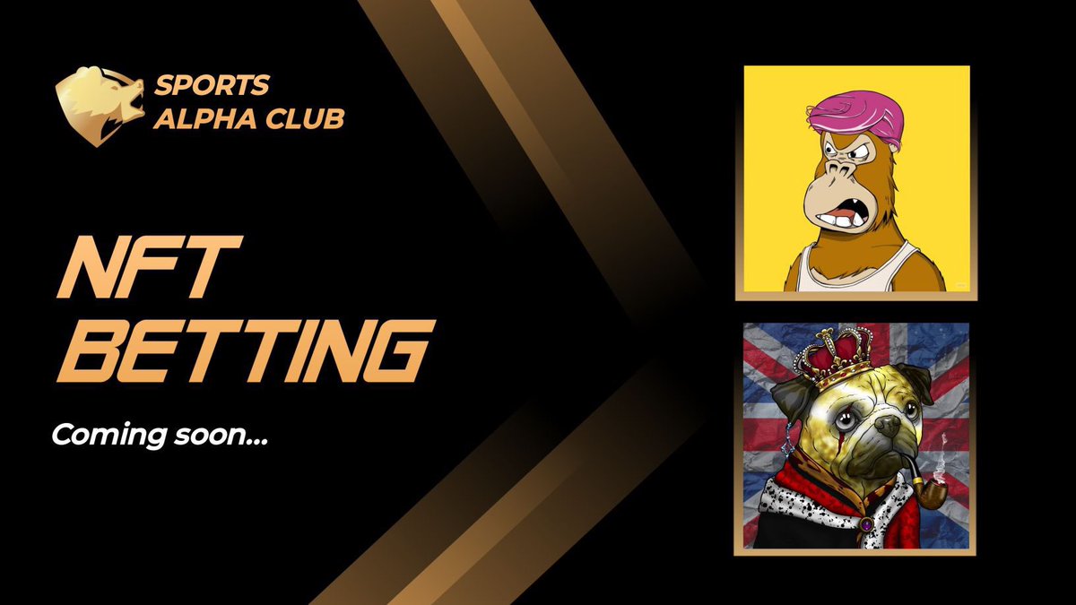 spacepugs_'s tweet photo. We are proud to announce we are the First Official partners of @SportsAlphaClub 💥

We have 20 whitelists to giveaway

1️⃣Follow @SportsAlphaClub @realspacepugs
2️⃣Like, Retweet, &amp; Tag Degen mates 👊
3️⃣Join SP Discord https://t.co/Mm5WJqSDKz

Ends 24 hours
Sports &amp; NFT Betting 🤯 https://t.co/DGYYjEgaxB