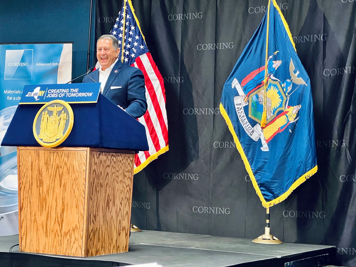 Corning Incorporated on Twitter "RT RepJoeMorelle Thrilled to join GovKathyHochul and our
