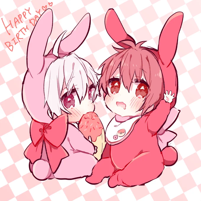 陸くん天くんお誕生日おめめと〜!!!!!!!🎉🎂✨ 