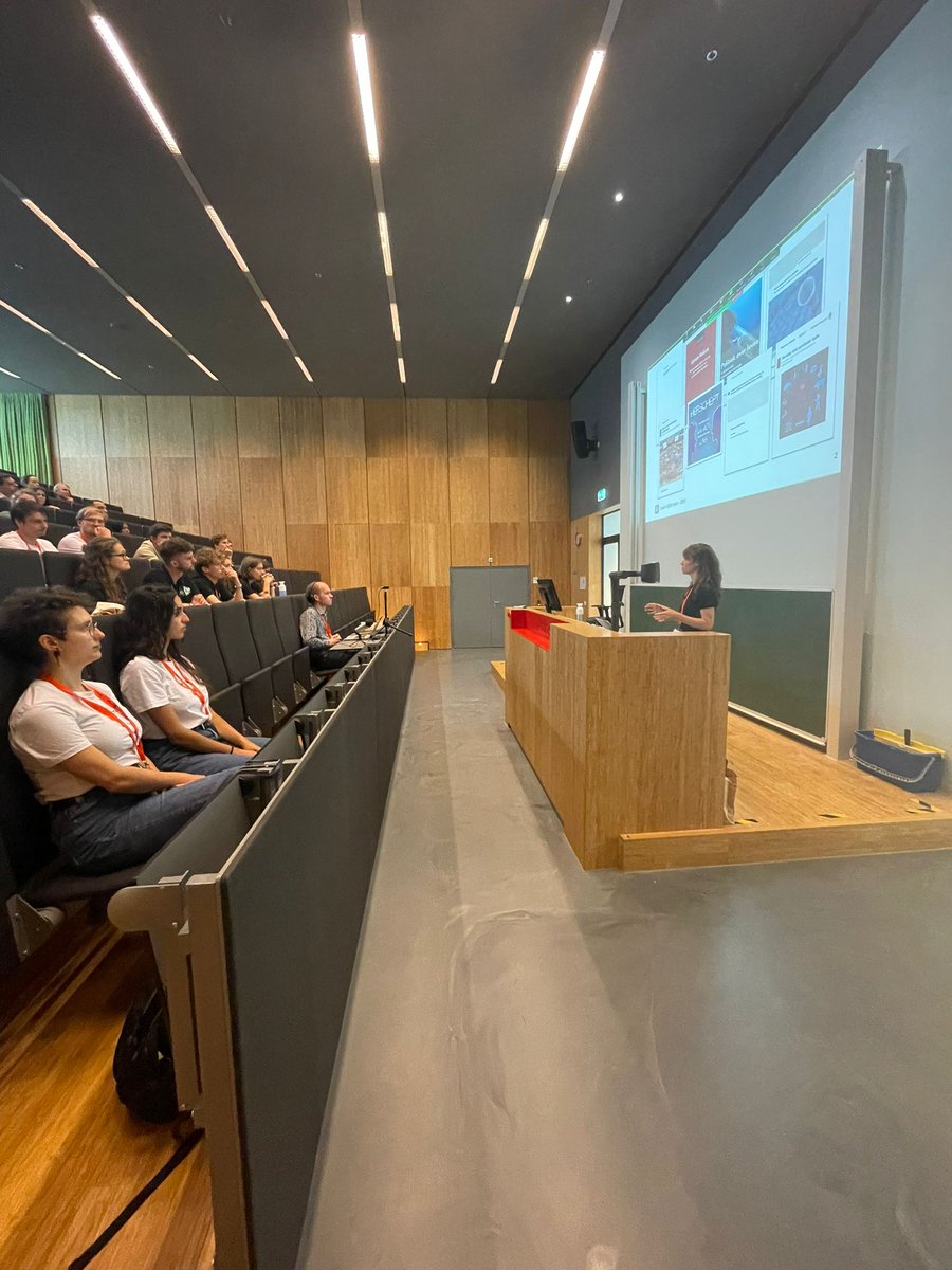 SynBio_NL's tweet photo. Some glimpses of our successful #SynBioNL event launch!! With our own @MECrooijmans and @EAsinTHETIC introducing us, and talks about SynBio-&amp;-Society by Kyra Delsing from the @RathenauNL, and the past and future of @igem by @bluepumpkin0801 and Nemanja Stijepovic!! 🦠🎉🎉 https://t.co/KTk8kBSiPg