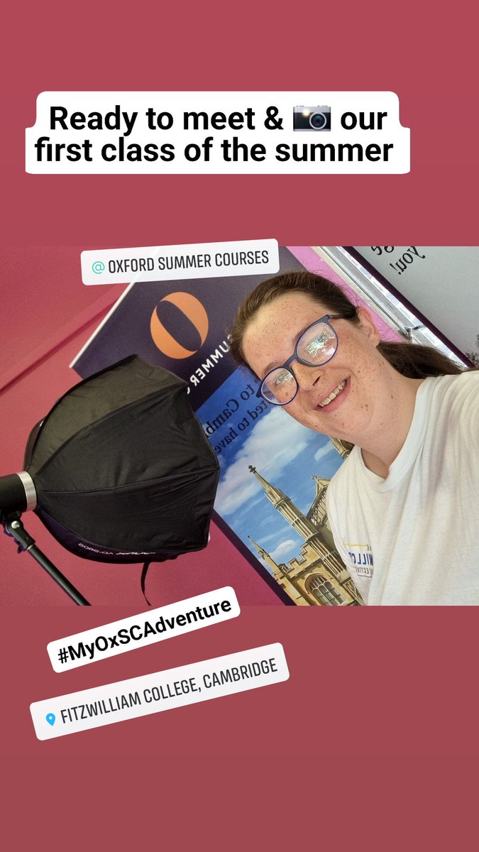 .@JemimaWillcox and the team are kicking off our massive summer project with @Oxf_S this evening. Tonight Jemima is at @FitzwilliamColl for our first graduation 📸 session. We're all excited to meet these awesome students and capture their last evening.