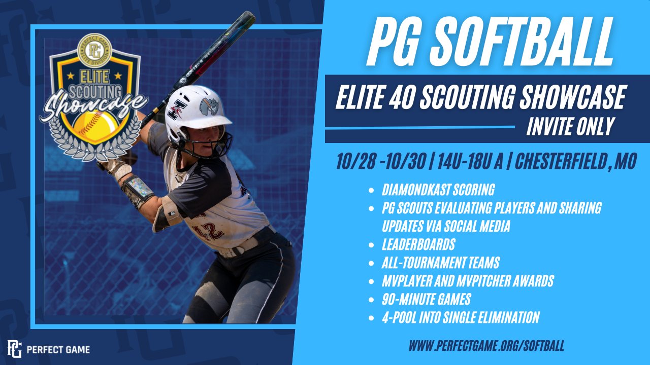 Perfect Game Softball on Twitter "Perfect Game Softball Elite 40 STL