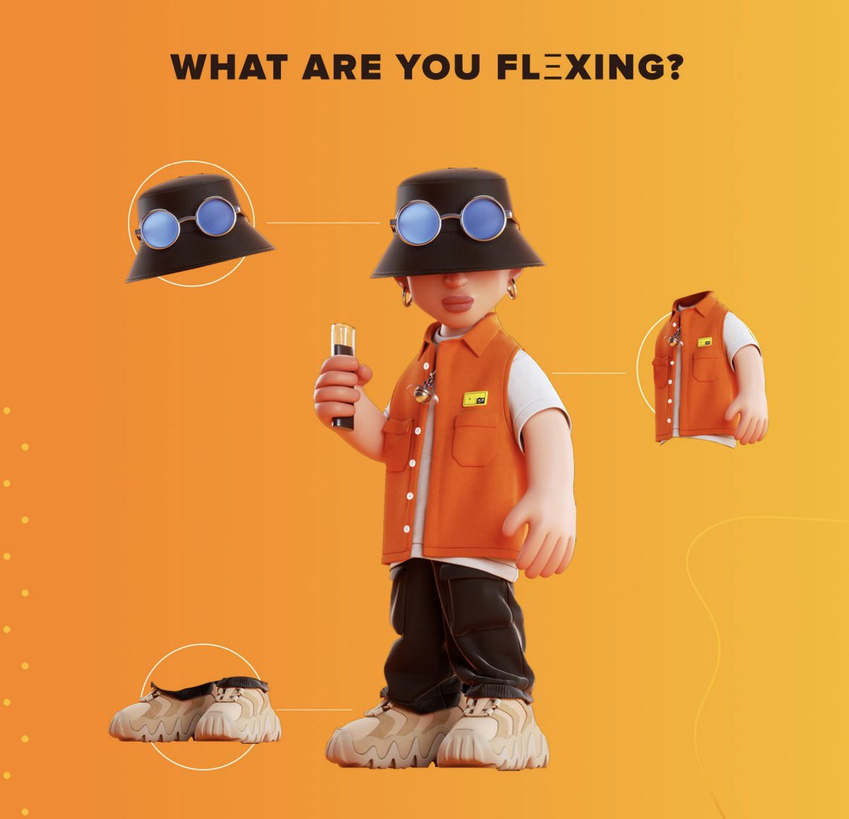 Fl3x_team's tweet photo. GM☀️
It's Friday and you know what that means
💰IT'S FLEX TIME!😎
Put on your best outfit and show how your avatar in the flex #Metaverse is going to look like!
#NFTGiveaway #CryptoNews #MovetoEarn #playtoearn #HealthTech #NFTCommmunity #NFTProject #fl3x #blockchaingame https://t.co/iBaI0wF5v0