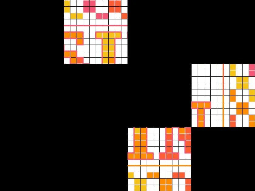 ShitpostSampler's tweet photo. It's time for day 3 of the stitchalong! 

For today, the bottom line is light orange (740) and the backstitching around the letters is still pink (892).

Past days are further back the timeline, but can also easily be found over on our tumblr https://t.co/9W29ZqlkjN https://t.co/WgGbNgnWcD