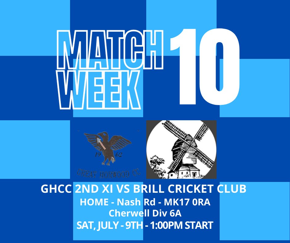 Great_HorwoodCC's tweet photo. Both teams are in action this weekend with the 1st team away at Banbury and the 2nd's at home to Brill.
"The Clubhouse" will be open as normal tonight with @Daddy10 on hand to keep you hydrated on this hot summers evening. Get yourself upto Nash Rd for a cold wet one.
#hoorrss https://t.co/DQm0IermKE