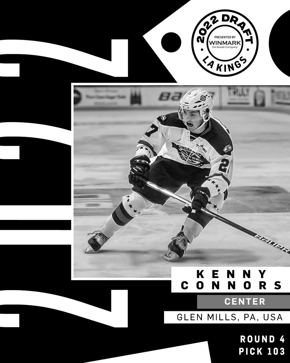 We've selected Kenny Connors with the 103rd pick!

#GoKingsGo | <a href="/WinmarkResale/">Winmark – the Resale Company</a>