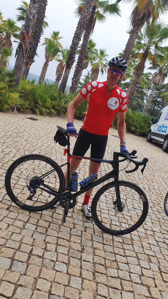 Demelza_Vicky's tweet photo. He did it!! Matthew Hill has completed ANOTHER cycling challenge for @DemelzaHospice. This time he cycled 466 miles and 31,000 feet climb in 5 days travelling the length of Portugal! 🚴‍♀️🙏

Check out his fundraising page to support and follow his story: https://t.co/CPWD0kh2BW https://t.co/MoiwHwRLVM