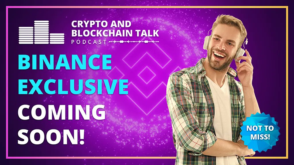 COMING SOON! ⚡️#Binance exclusive!⚡️ Only on the #Crypto and #Blockchain Talk podcast! Stay tuned! cryptoandblockchaintalk.com