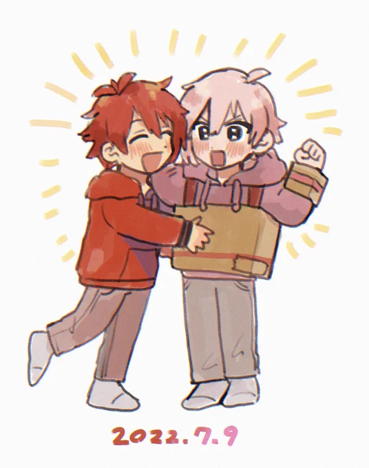 お誕生日おめでとう!!
#七瀬陸誕生祭2022 #九条天誕生祭2022
#九条天生誕祭2022 #七瀬陸生誕祭2022 