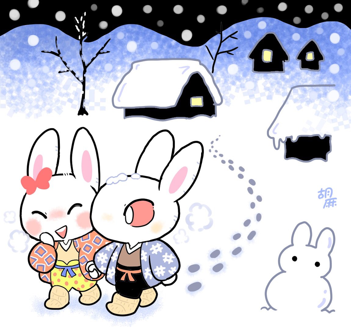 #無言で穏やかな作品をあげよう 