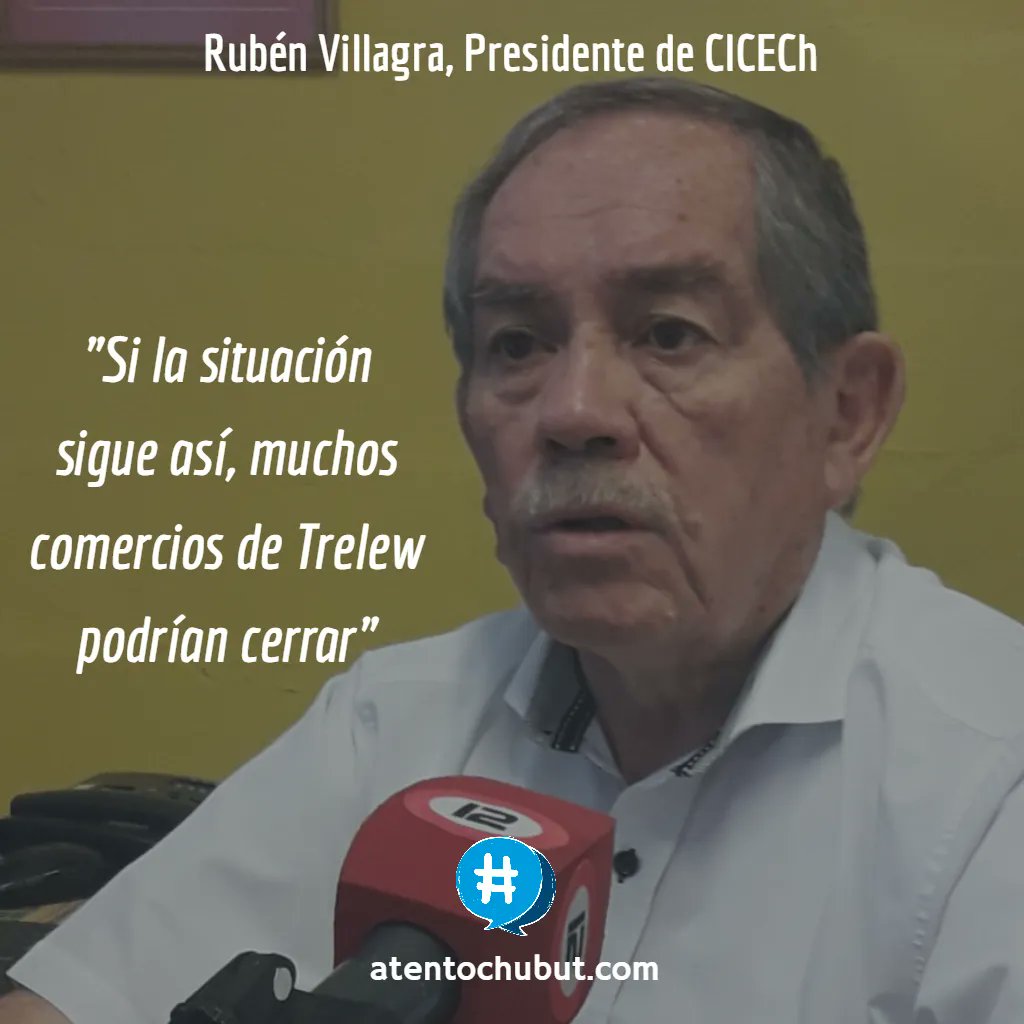 AtentoChubut's tweet photo. Lo dijo Rubén Villagra, titular de la Cámara de Comercio de Trelew en AzmRadio. "En Trelew hay muchos comercios ilegales y mucha venta online, cualquier casa vende comida, ropa o zapatos", agregó. https://t.co/zzNDImDCVF