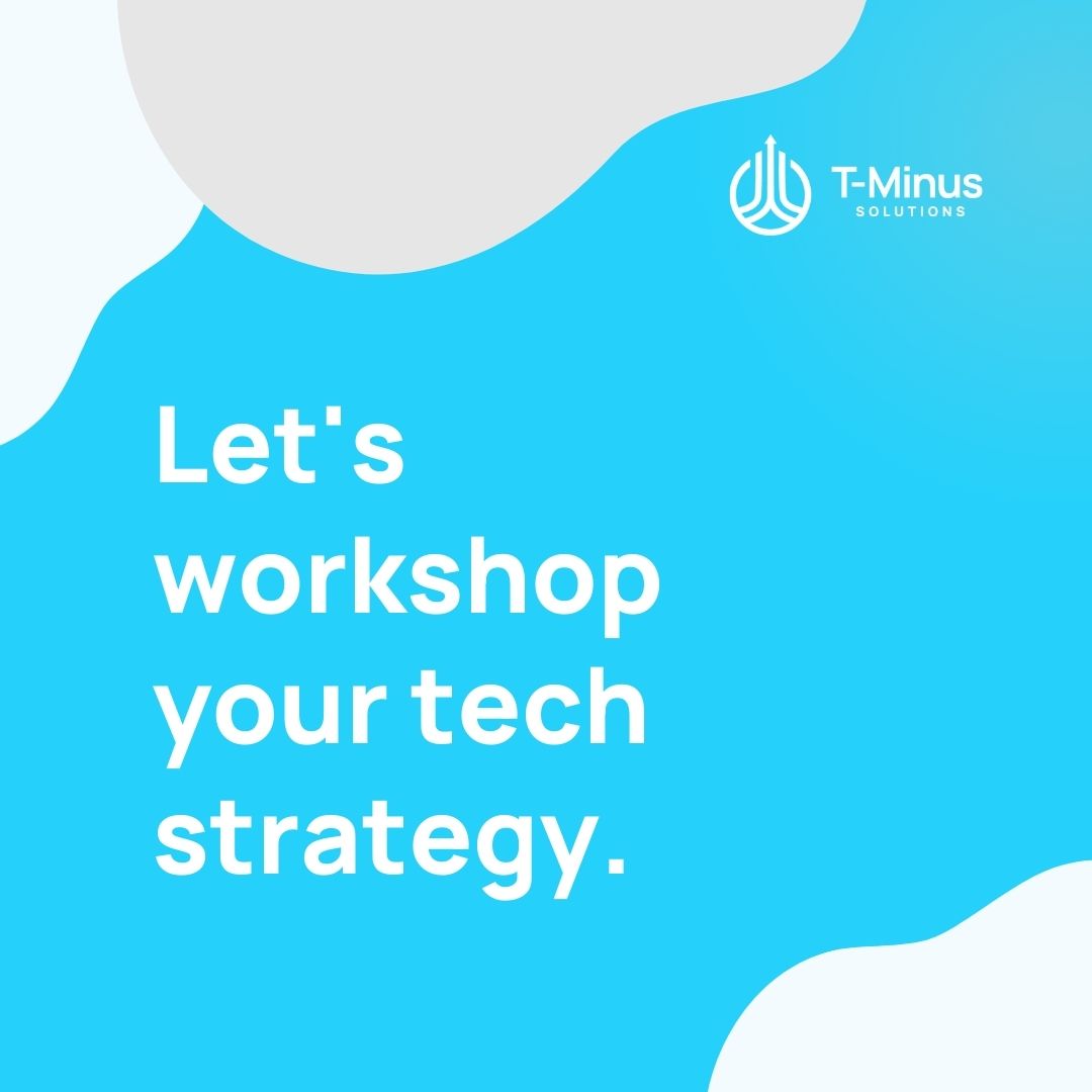 TMinusSolutions's tweet image. It’s time to workshop your tech strategy. T-Minus Solutions is ready to help you create a customized tech stack that meets all your unique needs. Give us a call today at 281-928-2332 to get started.

#TMinusSolutions #TechStrategy #customizedtechnology #technologystack