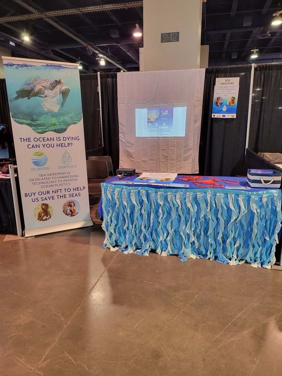 SeaSweepers's tweet photo. At the Vegas metaverse convention with our industry partners @hknftgallery and @TeamCryptyk showcasing utility NFTs. https://t.co/ZmhWfNaLHM