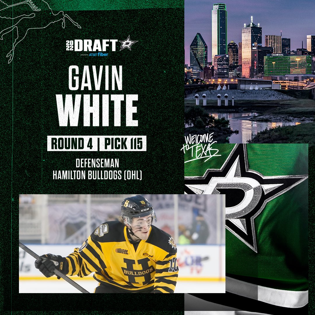 Welcome to #TexasHockey, Gavin White!

<a href="/ATT/">AT&T</a> | #NHLDraft | #TexasHockey