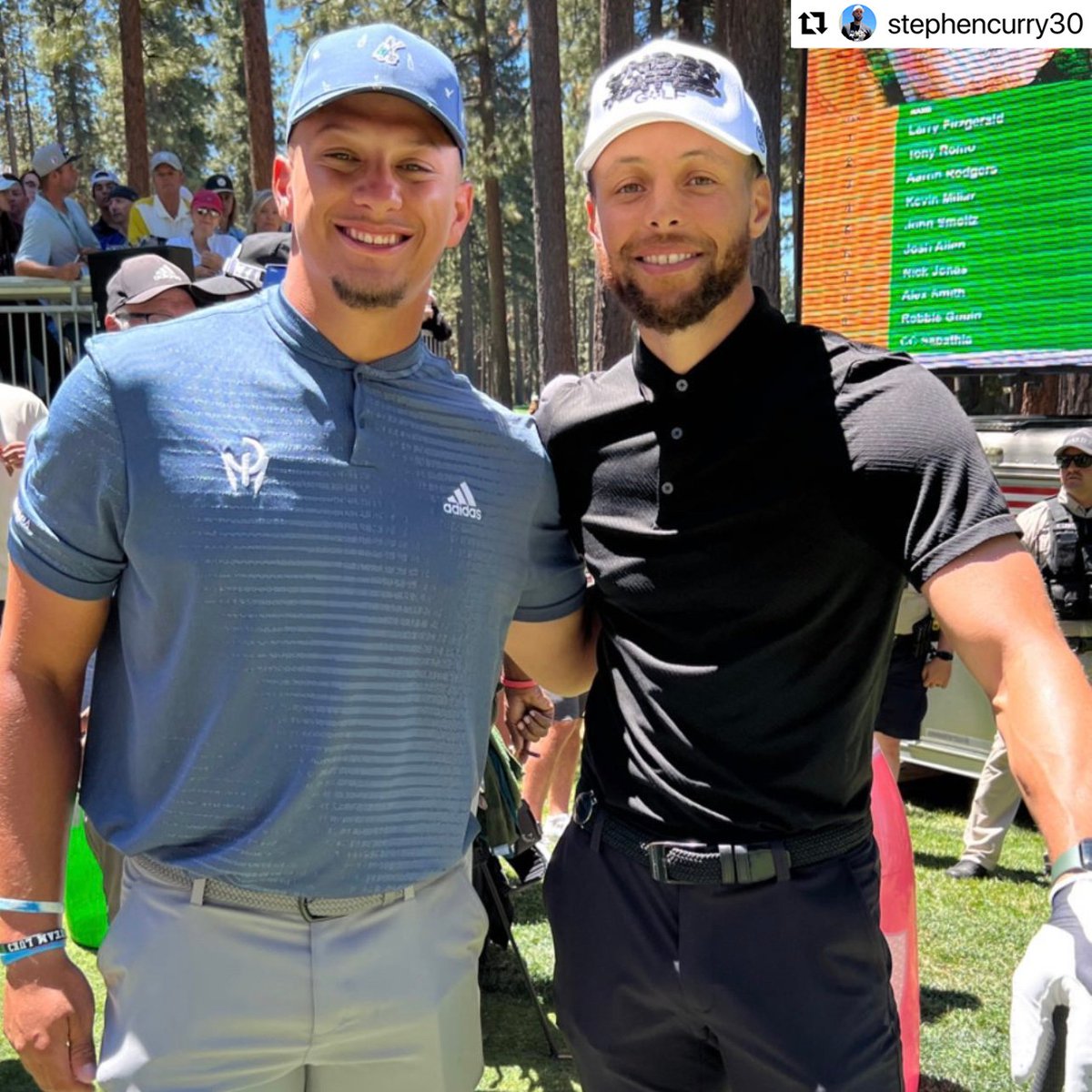 Hittin' the links 🏆⛳️

(via @stephencurry30, @patrickmahomes)