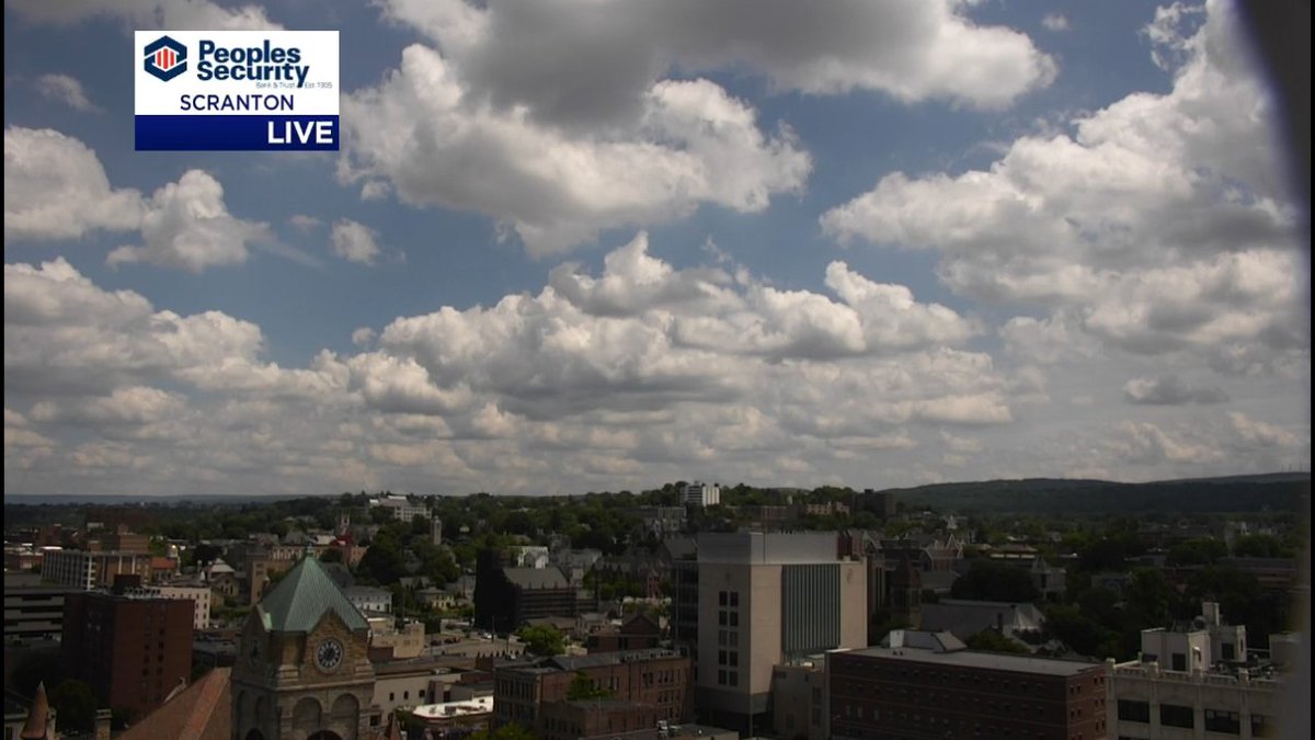 WNEPKurtAaron's tweet image. Great start to the weekend - View of downtown Scranton.
