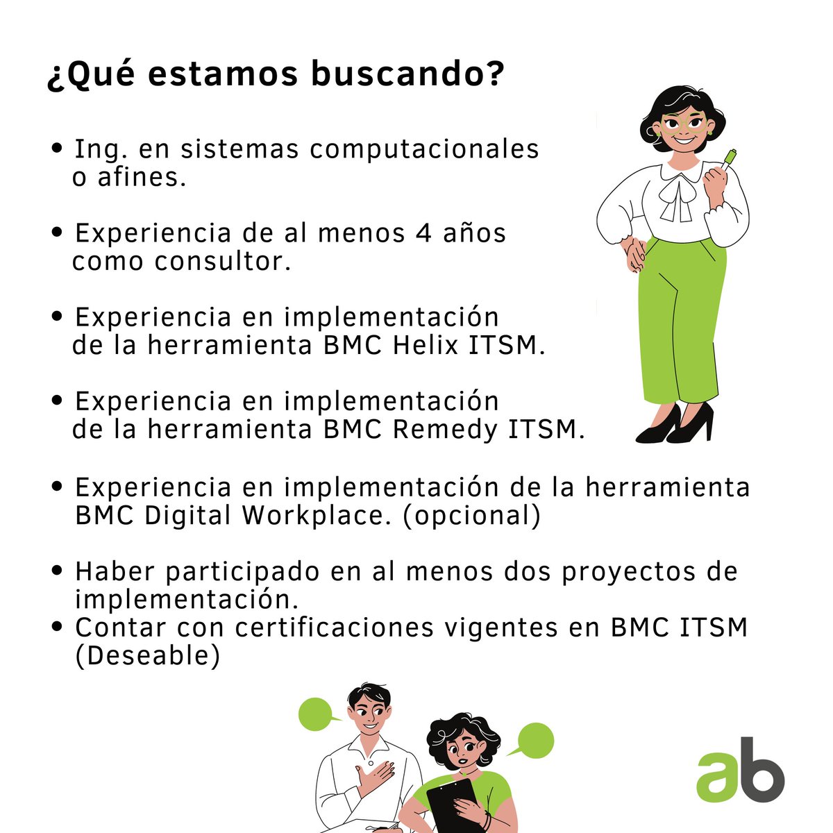 anthares_B2B's tweet photo. Anthares Business está contratando, aprovecha esta oportunidad y postúlate ahora en la siguiente liga 🔹 https://t.co/KpKaO1cMXm 🔹 o mediante el correo headhunting@anthares.mx
Únete a nuestro equipo y se parte de Anthares Business.
#vacante #EstamosContratando #consultorsenior https://t.co/XfxpMPrTtM