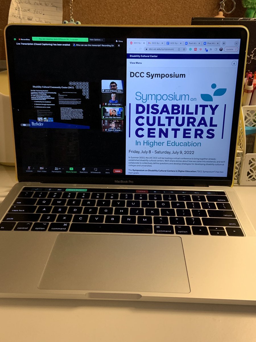 Excited to be attending the Symposium on Disability Culture Centers in Higher Education today!! Looking forward to learning how to make progress into creating these spaces.

#disability #disabilityculture #disabilitypride #disabilitypridemonth