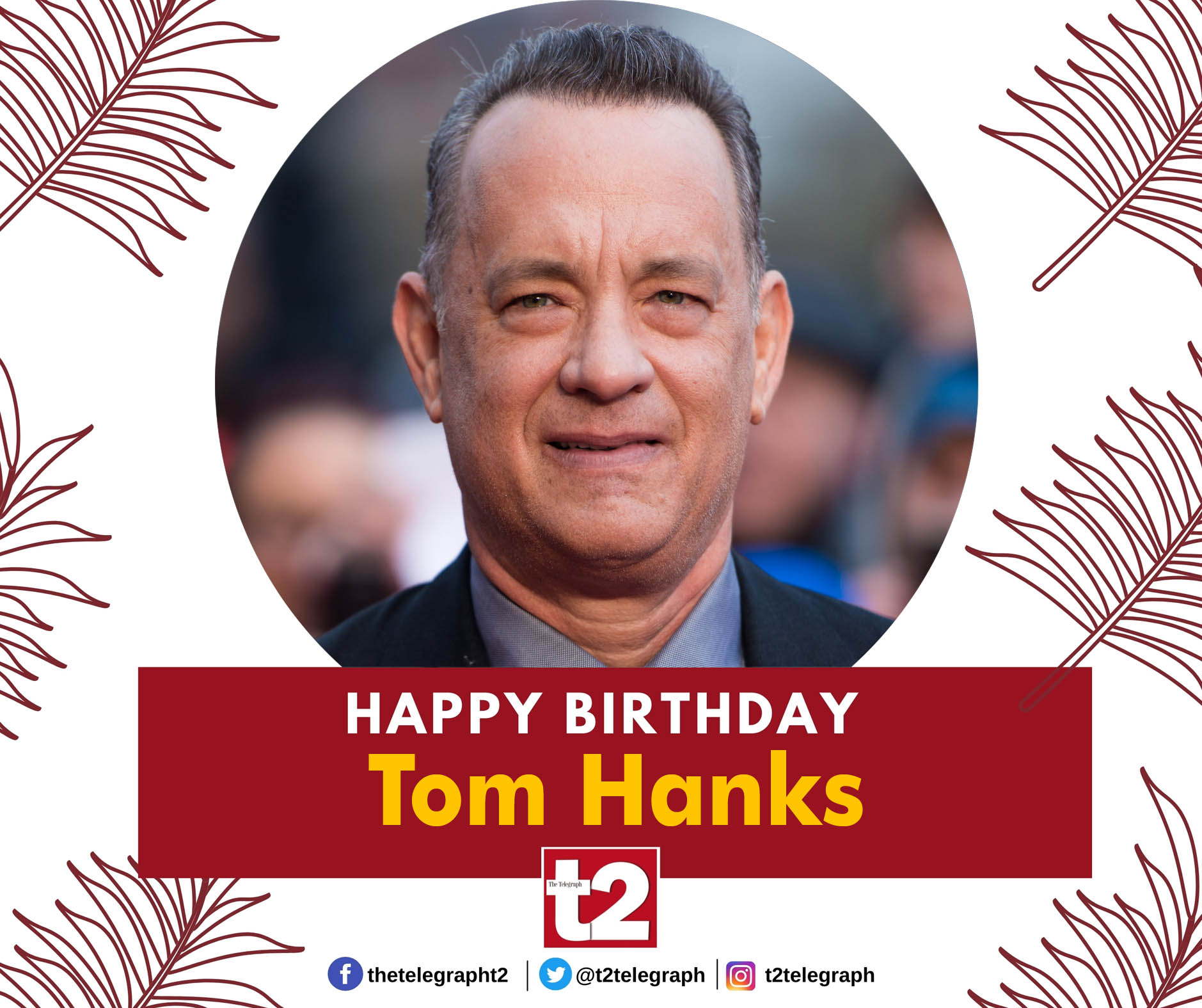 He can make any role come alive in his own special way. Happy birthday Tom Hanks! 