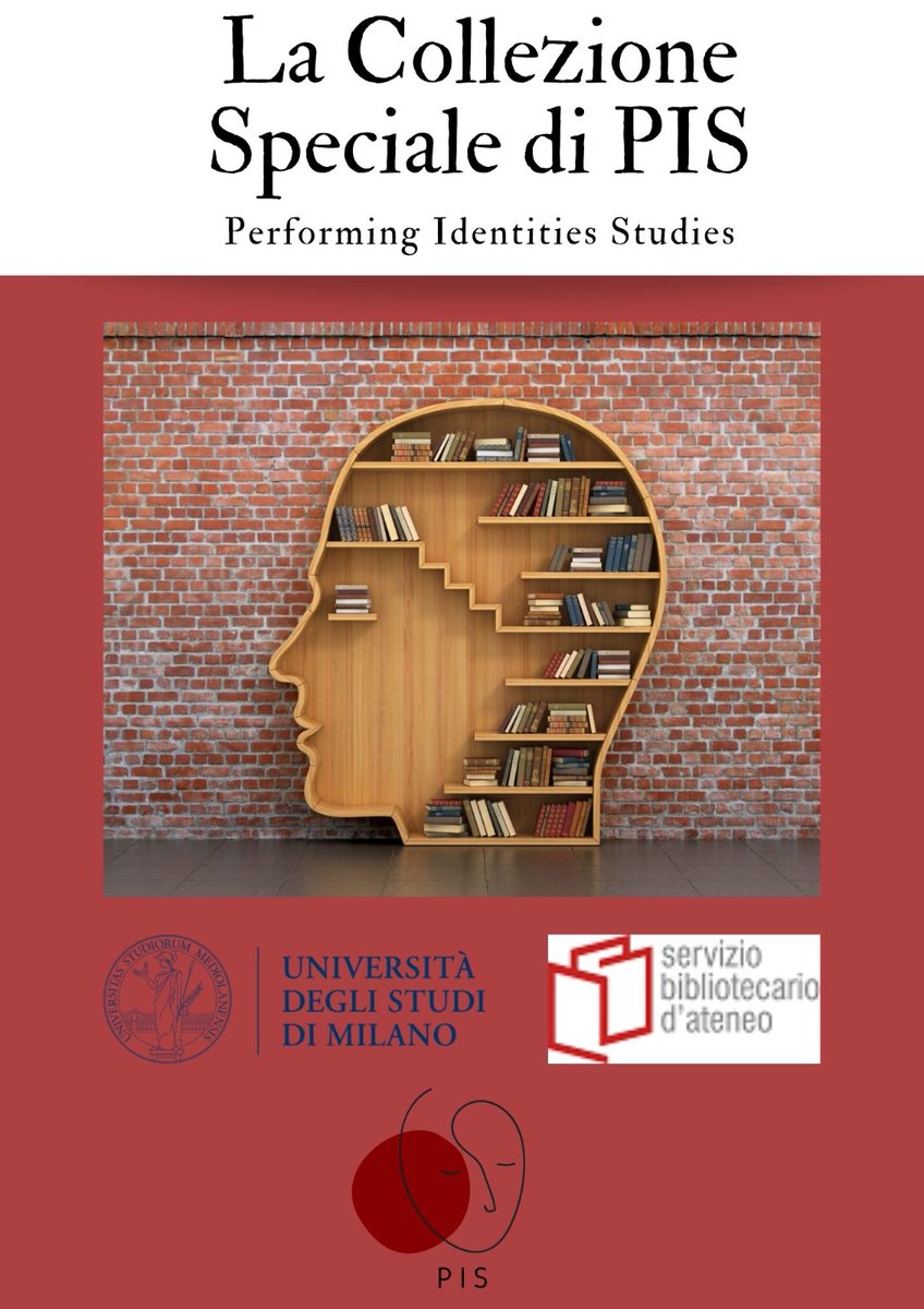 PIS Special Collection is Online.
pis.unimi.it/special-collec…

An institutional discovery tool that concentrates cross-disciplinary bibliographic suggestions around the performative nature of identity. 
A continuously updated virtual showcase that enhances specialized bibliographies.