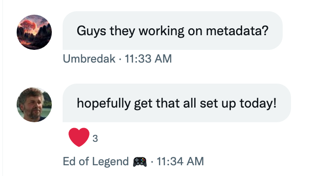 All you IPC Fans! <a href="/0xIPC/">Immortal Player Characters</a> 

Ahhhh yeah!   Thank you <a href="/edannunziata/">Ed of Legend 🎮</a> for working on the metadata. Meta coming to <a href="/opensea/">OpenSea</a> coming soon!

#ImmortalPlayerCharacter