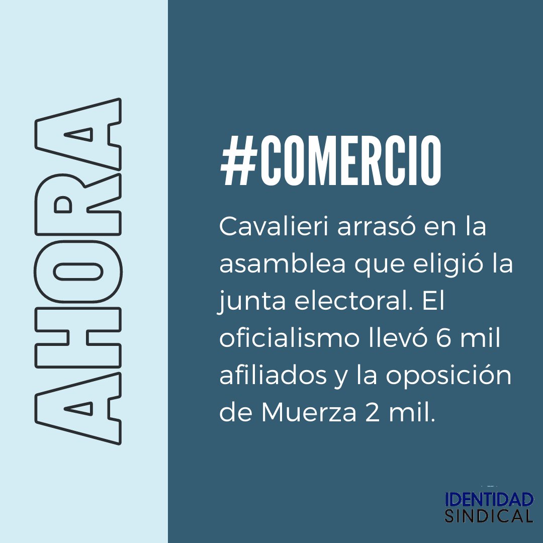 #AHORA
👉 Se realizó la Asamblea Electoral del Sindicato de Empleados de Comercio.