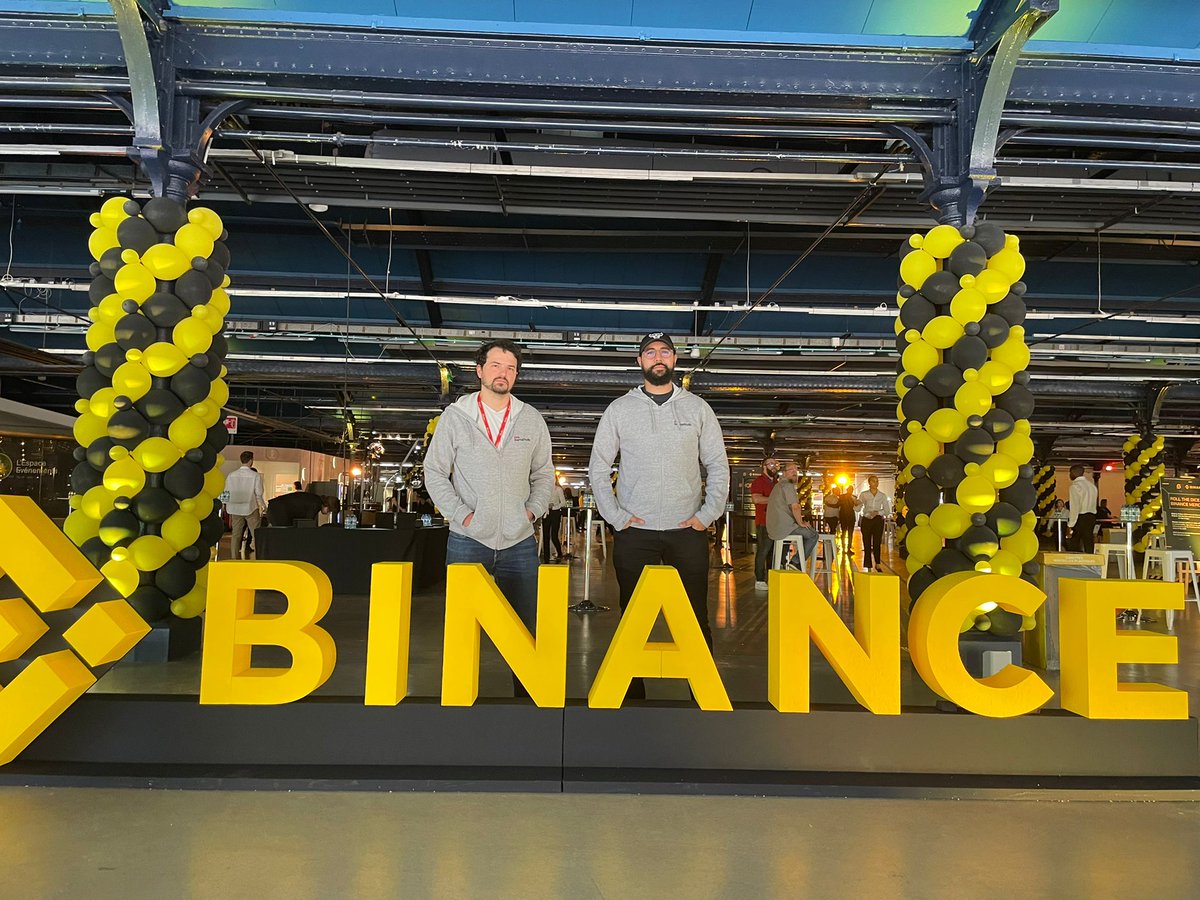 Myrill is at the 5y <a href="/binance/">Binance</a> anniversary in the city of lights! Let's meet there = )