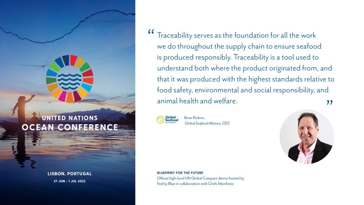 One of the #sdg14 Tipping Points for Healthy and Productive Oceans is fully #traceable #supplychains. At #unoc2022 we asked leaders across the seafood and supply chain industries what #traceability means to them. <a href="/GSA_Seafood/">Global Seafood Alliance</a>👇 <a href="/wholechain/">Wholechain</a>