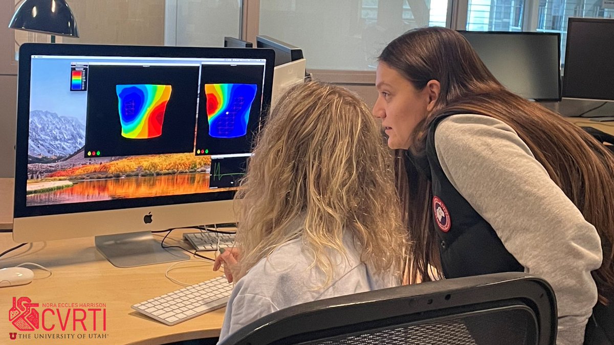 NEH_CVRTI's tweet photo. Taking a closer look 🔬
In this picture, @Lindsay_rupp and Anna Busatto scan new results from their research in the @RobSCI.

@UtahBME

#hearthealth #cardiovascular #research #cardiovascularresearch #cardiovascularhealth #heartdisease #utah https://t.co/84kCTJqjxc